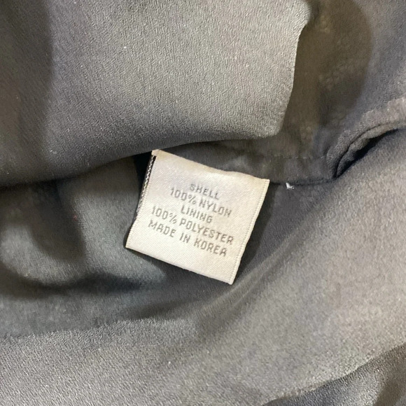 Talbots Blazer Jacket Women Size 4 Black Lace Floral Vintage Goth Victorian‎ - Picture 9 of 9